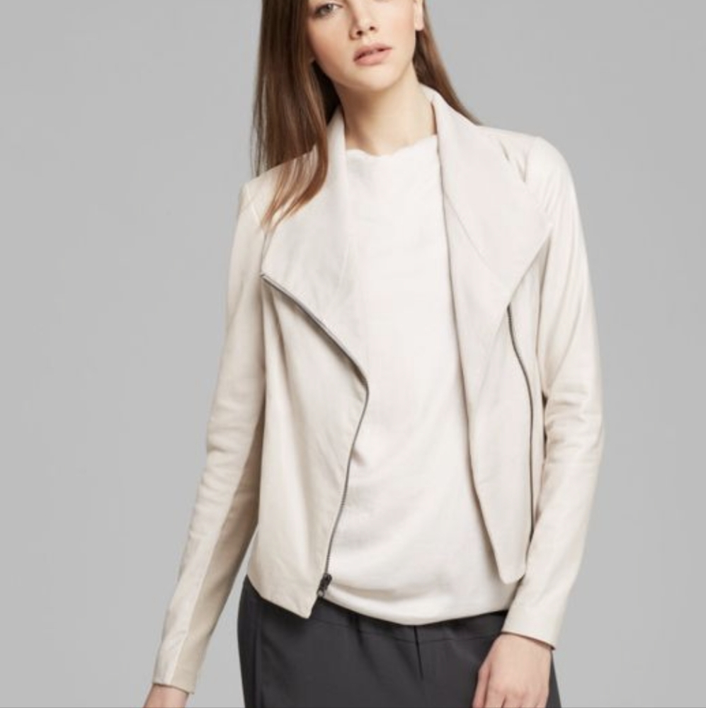 Vince leather jacket *blush colour*